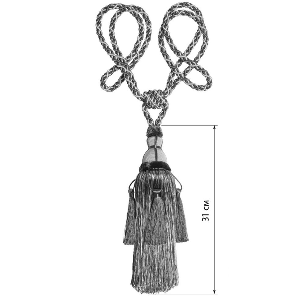 Кисть большая New Trimmings арт. DB 02558 col. 08 (высота кисти 31 см)