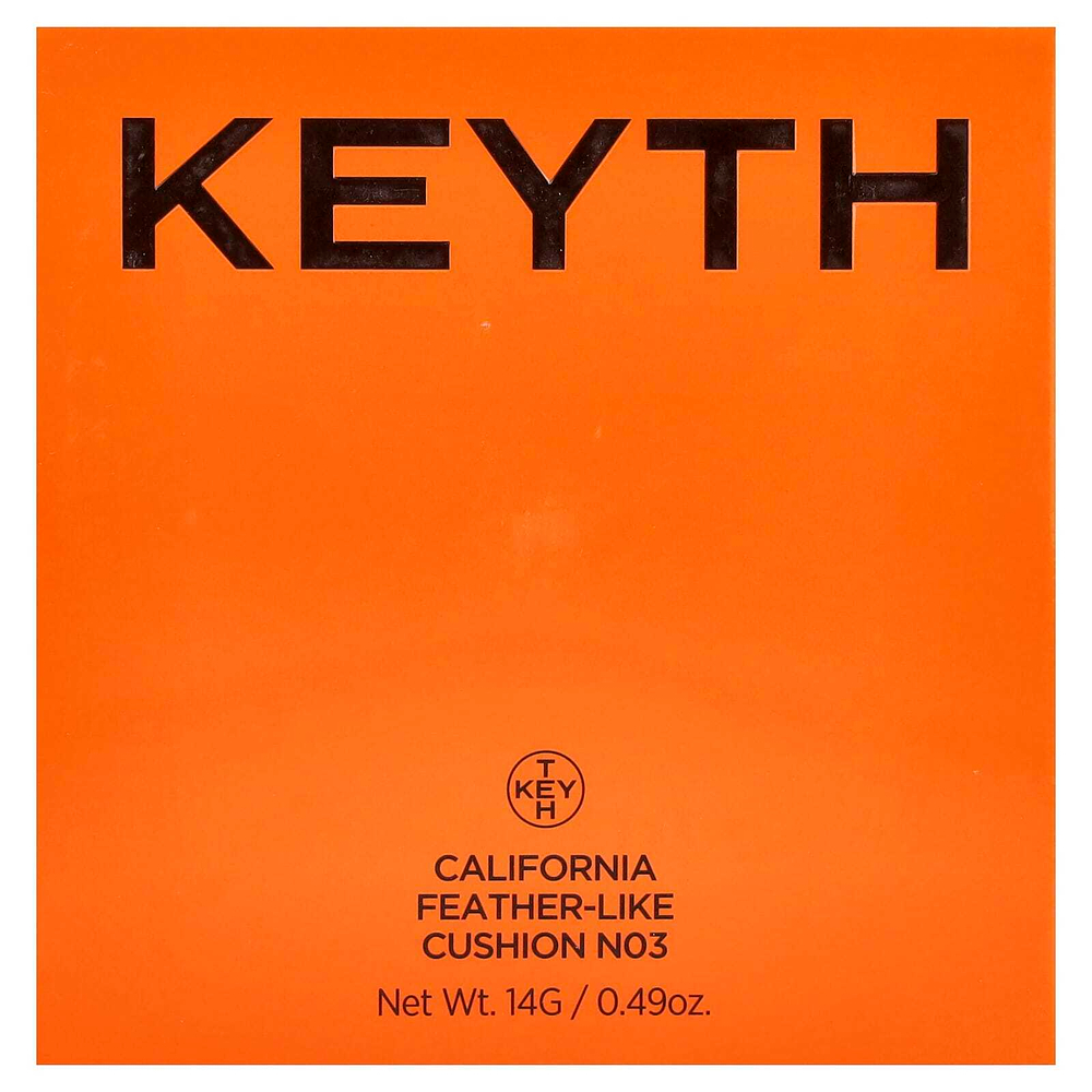 KEYTH, California Feather-Lake Cushion, кушон, N03 нежный бежевый, 14 г (0,49 унции)