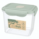 Контейнер для продуктов с клапаном 0,9л «ECO STYLE» зеленый флэк