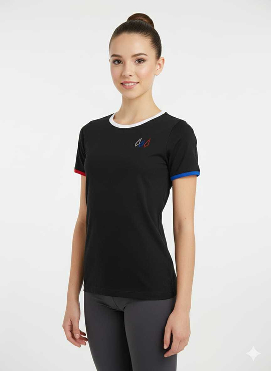 Футболка Триколор со стразами