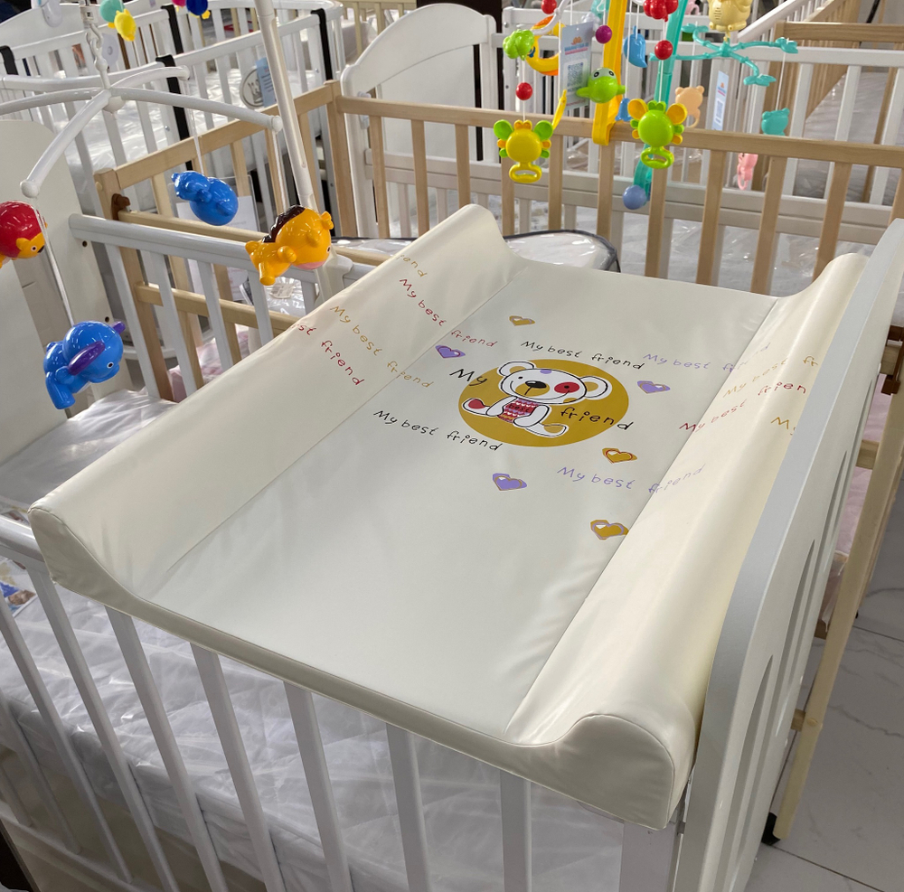 BER BER Пеленальная доска DINO 70 МИШКА Бежевая 70см*50см