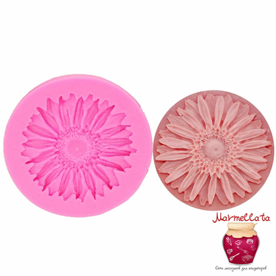 Молд силиконовый "Герберы", 6*6*1 см