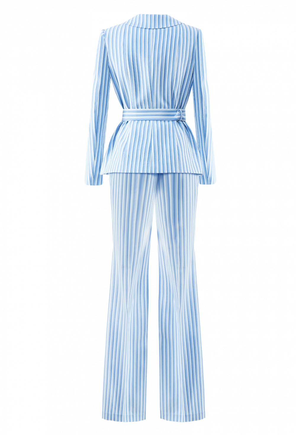 Брючный костюм голубой 33-02-20 SS