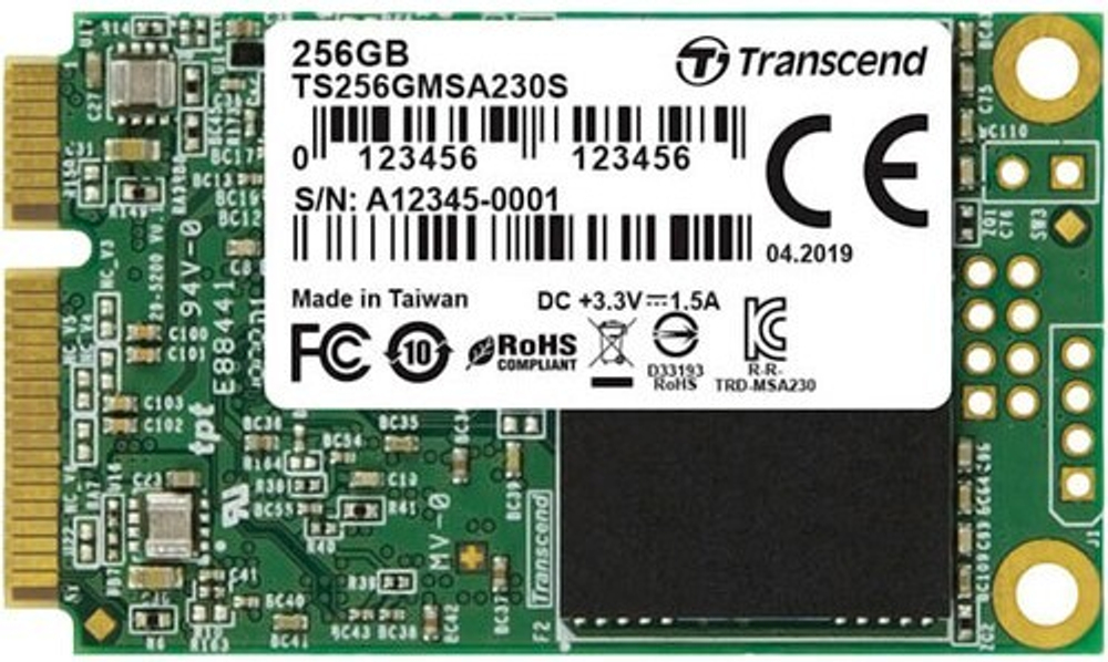 Накопитель SSD mSATA Transcend TS256GMSA230S 256 ГБ