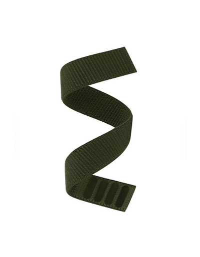 Нейлоновый ремешок NylonFit 26 мм для Garmin Fenix 7x, Fenix 6x, Fenix 5x, Fenix 5x plus, Fenix 3, Descent, Tactix, Enduro, D2 Зеленый (Хаки)