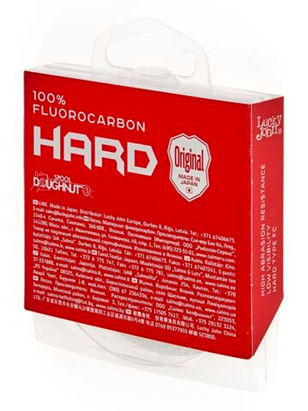 Леска монофильная Lucky John FLUOROCARBON Hard 030/040