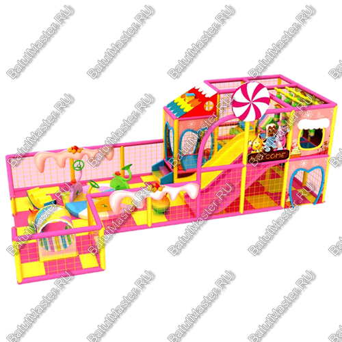 Детский игровой лабиринт «Забег сладкоежек»