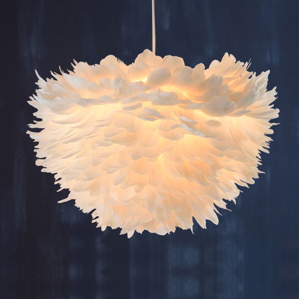 Подвесная Люстра Feathers D80 White By Imperiumloft