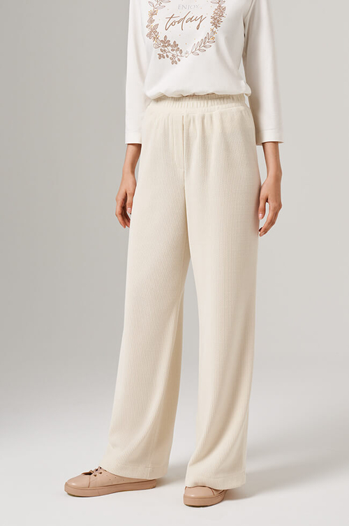 31099 Брюки женские (молочный)