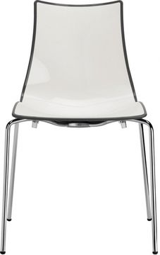 Стул пластиковый Zebra Bicolore 4 legs