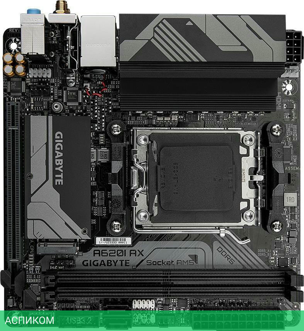 Материнская плата GigaByte A620I AX rev. 1.0