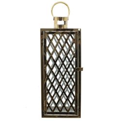 GAEM Подсвечник "Фонарь", L18 W18 H47 см