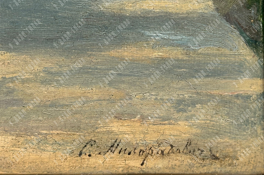 Милорадович С. Д. (1851–1943). Горный пейзаж. Холст, масло. Кон. XIX–нач. ХХ вв.
