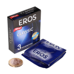 Презервативы классические EROS CLASSIC (3 шт) (Цвет: прозрачный)