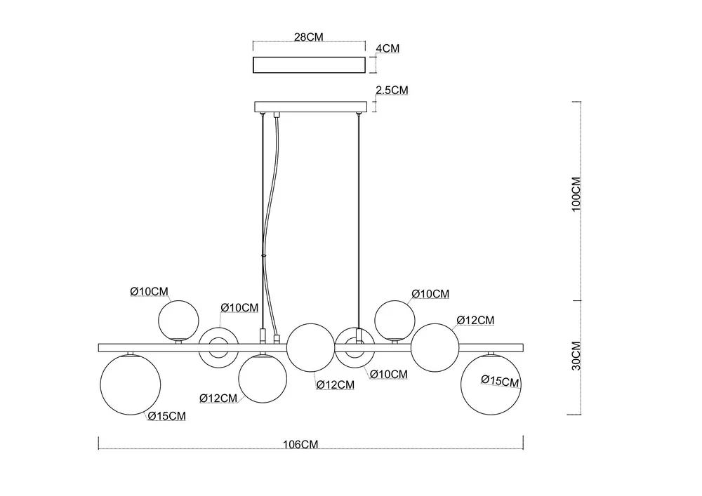 Подвесная люстра Arte Lamp GEMINI