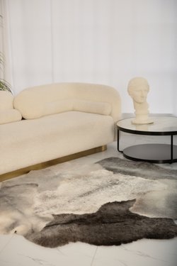 Ковер Мосси стриженный светло-серый