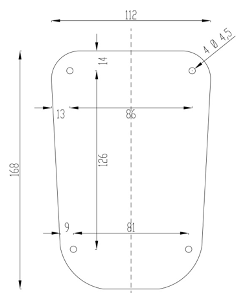 Фен настенный 2200 W ABS HOTEL LINE 02012.W белый