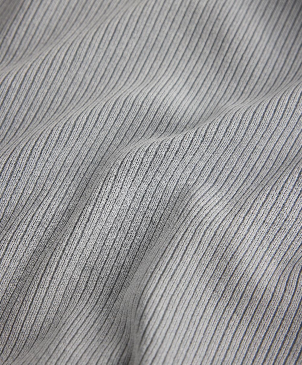 Oysho Трикотажная куртка с капюшоном, серо-голубой