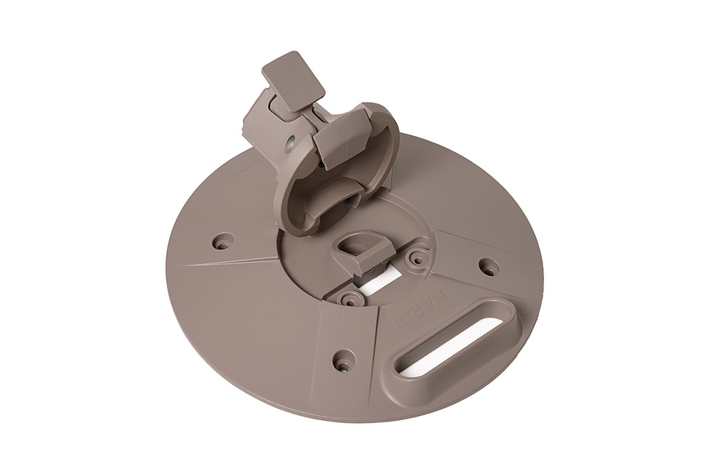 Стол складной квадратный Nardi Frasca Mini 70*70, тортора (база + столешница)