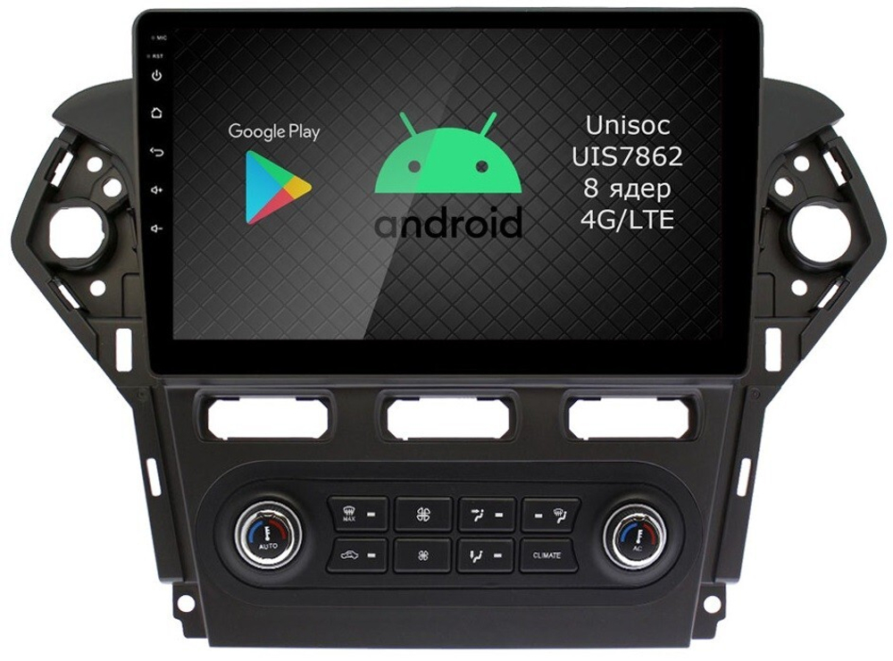 Магнитола для Ford Mondeo 4 2010-2015 (для любых комплектаций) - Roximo RI-1713 Android 12, ТОП процессор, 8/128Гб, SIM-слот