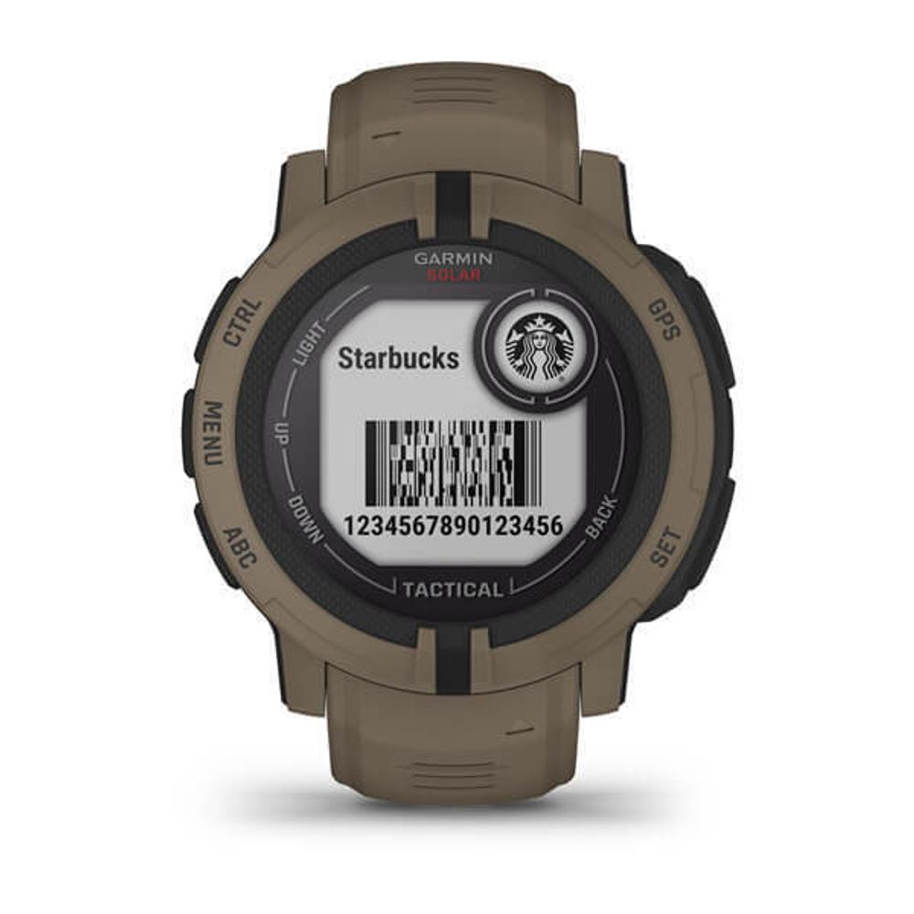 Умные часы Garmin Instinct 2 Solar Tactical коричневый