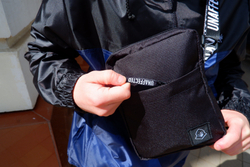 Сумка UNAFFECTED Messenger Черный V2 Лампасы