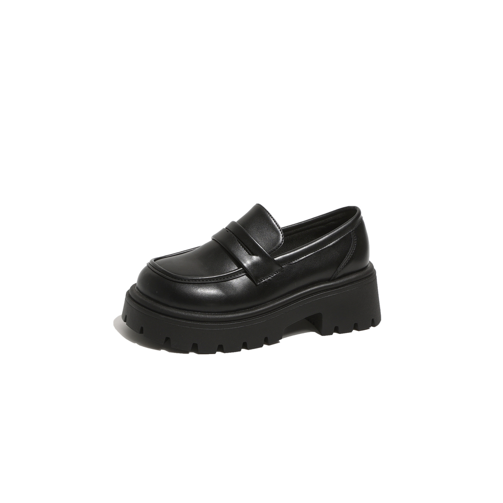 SHUXI Loafers Women"s Black/Brown