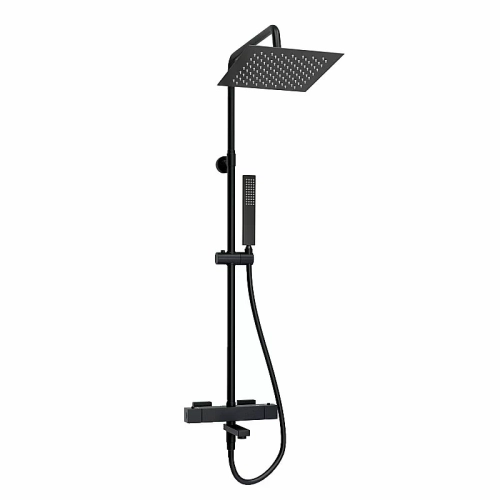 Душевая система WasserKraft Abens 2000 SET2697 Thermo черный Soft-touch