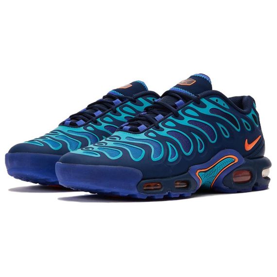 Кроссовки Nike Air Max Plus Черные, синие, оранжевые Мужские