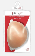 Многоразовый силиконовый бюстгальтер без бретелей (Размер: D) (Цвет: телесный)