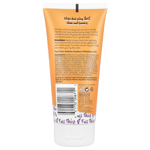 Marc Anthony, Мгновенно густой + биотин ™, ​Крем для придания упругости и упругости, 140 г (4,93 унции)