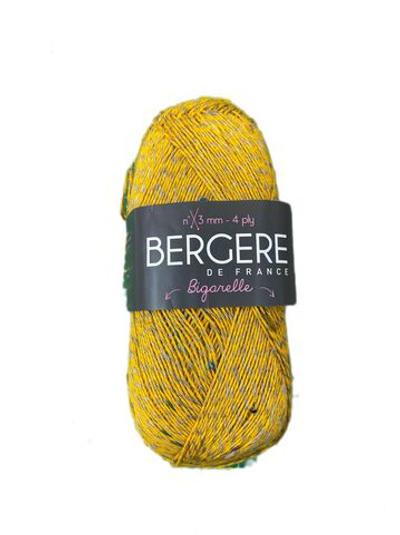 Пряжа от BERGER (Франция) Bigarelle 55% хлопок 36% лен 9% вискоза 1 мот-100г -390м цена за 1 моток цв 34599