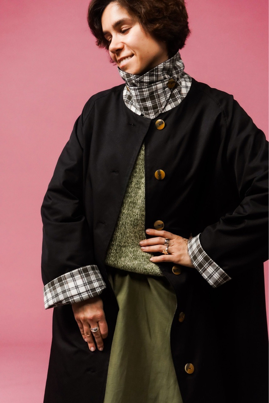 Плащ "Зое" Черный