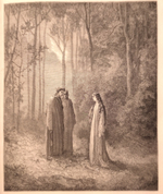 "Божественная комедия в 2-х книгах (т.1: Чистилище и Рай; т.2: Ад)". Данте Алигьери. 1879г.