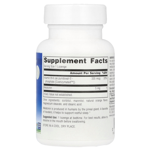 Source Naturals, Sleep Science®, мелатонин, апельсин, 5 мг, 50 пастилок