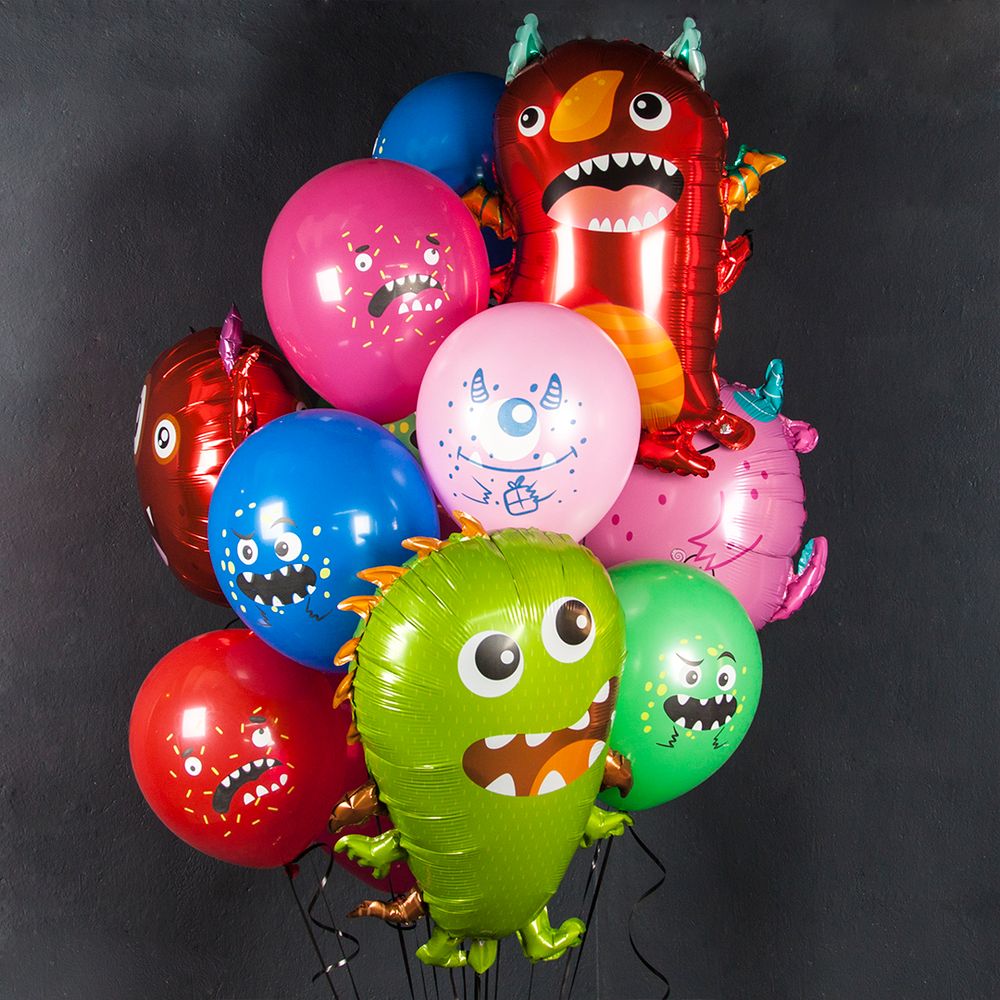 Шар (28"/71 см) Фигура, Монстрик Бонни, Зеленый