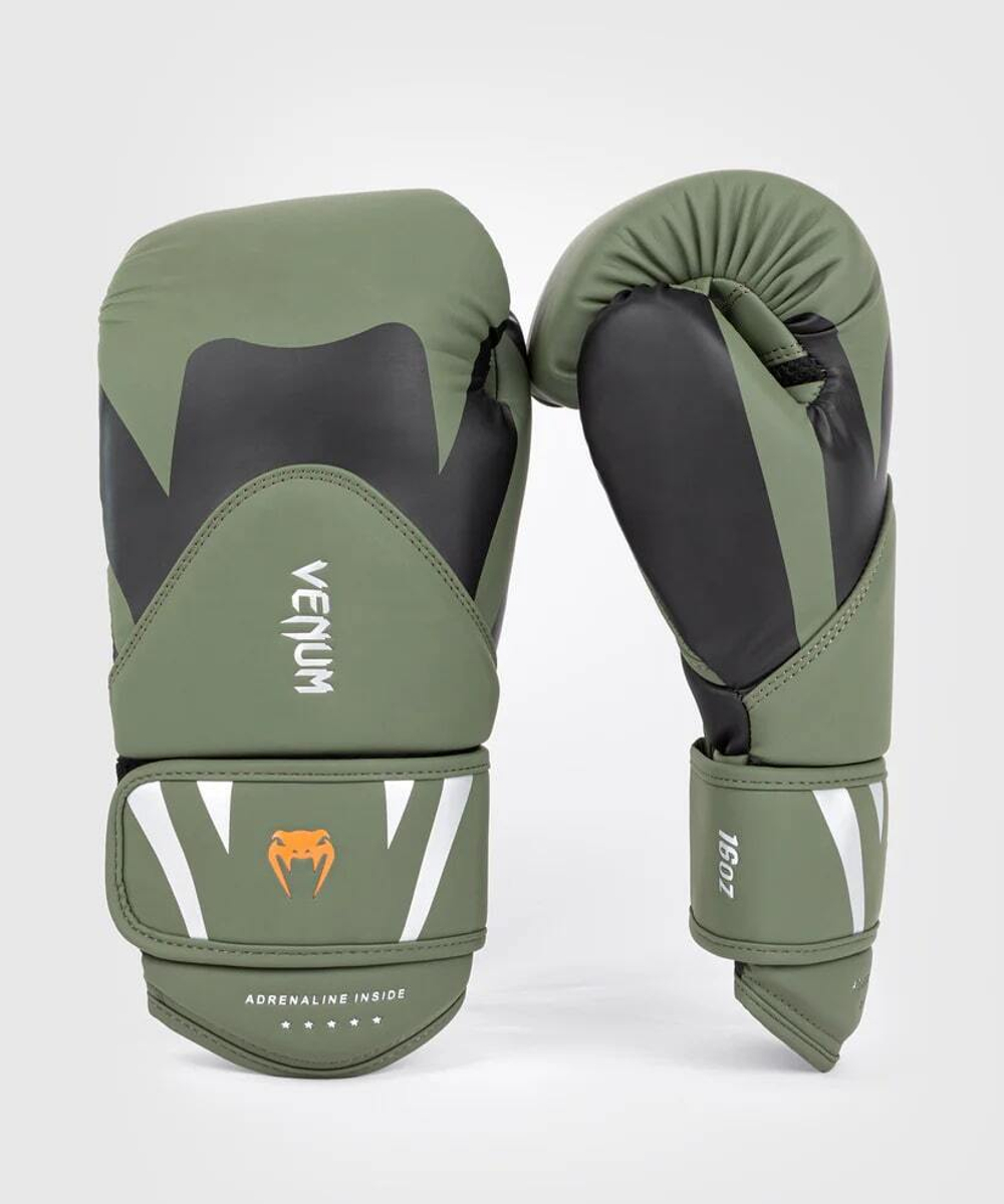 Перчатки боксерские Venum Challenger 4.0 Khaki/Black