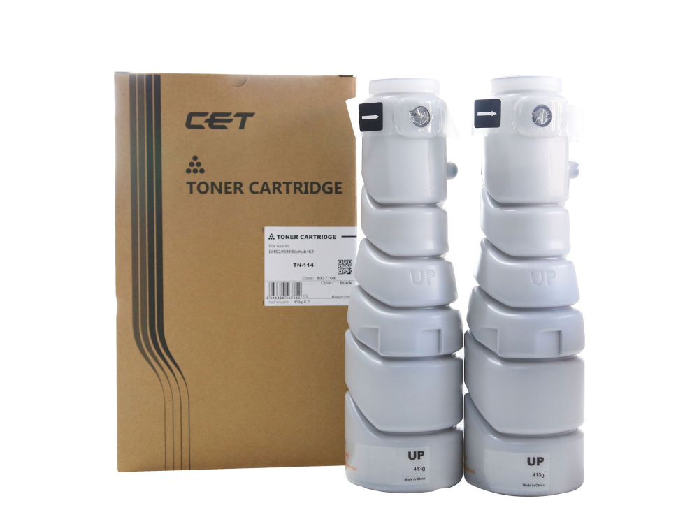 Тонер-картридж TN-114/MT-302 для KONICA MINOLTA Bizhub 162/163/180/181/210/211/220, Di152/181/183/1611/1811/2011/200/250/350/251/351 (CET), 413г, 11500 стр., CET6702