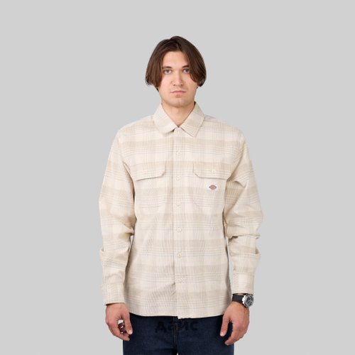 Рубашка мужская Dickies Alma Plaid Long Sleeve Shirt артикул:WLR51CGB - купить в магазине Дайс