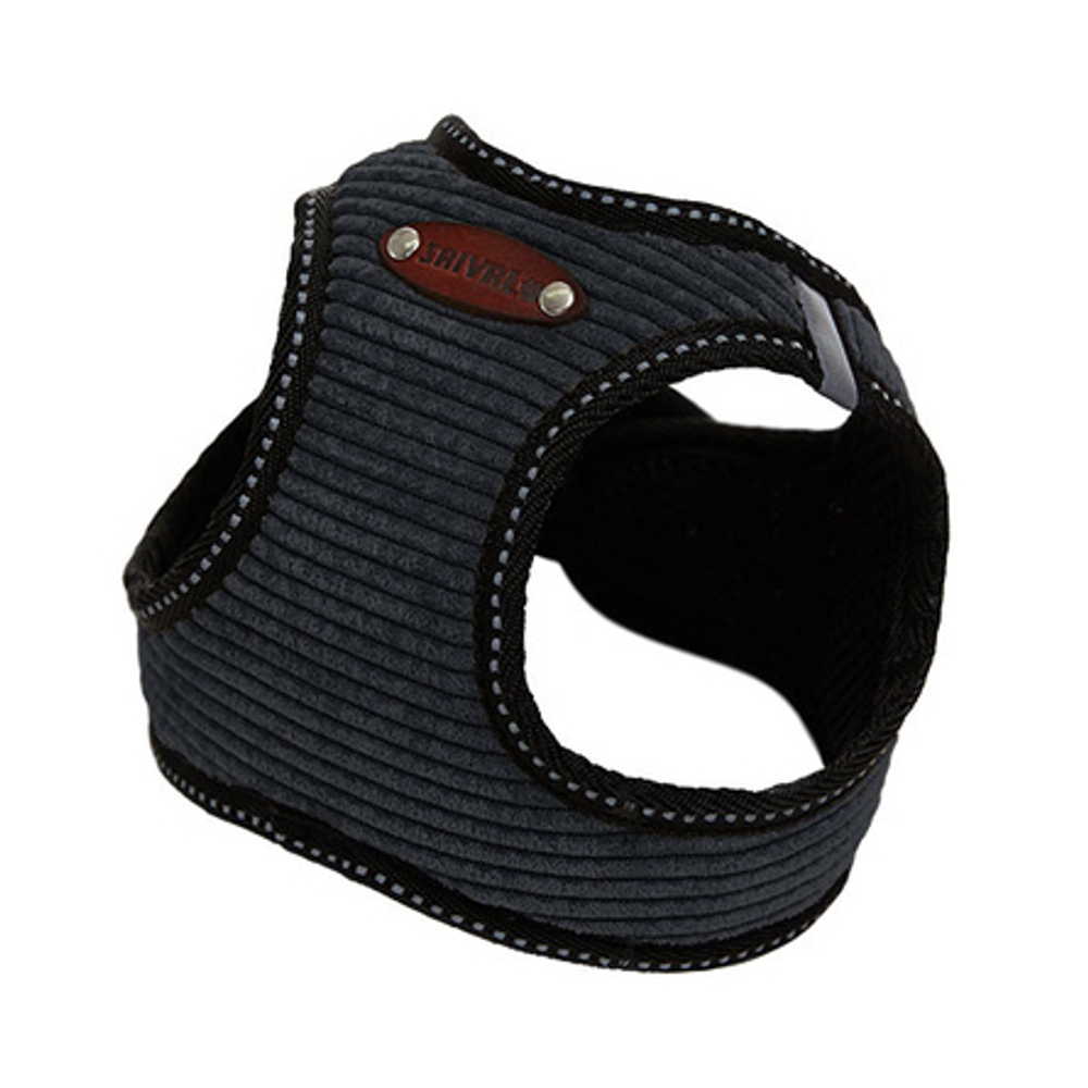 Сайвал 463.021.07 Шлейка-жилет "Вельвет" №1 XXS черная обхват груди 18-23см