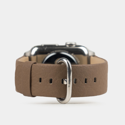 Ремешок для Apple Watch 44/45/46 mm из кожи теленка, цвета кофе