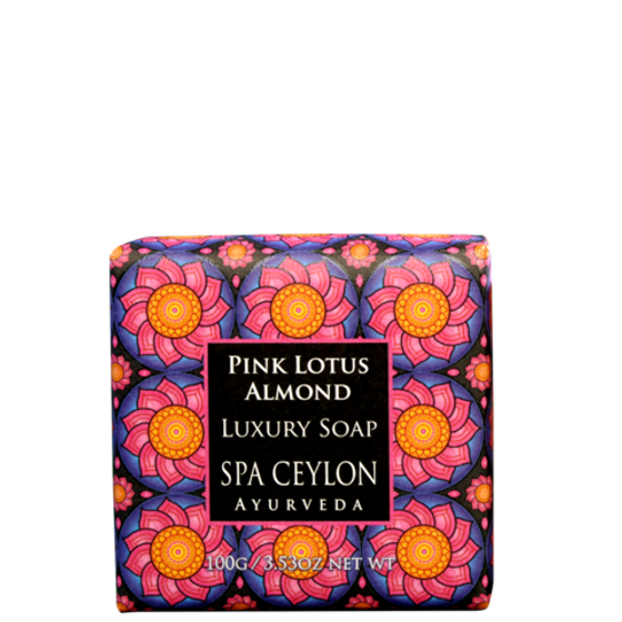 Роскошное мыло "РОЗОВЫЙ ЛОТОС И МИНДАЛЬ" 100гр