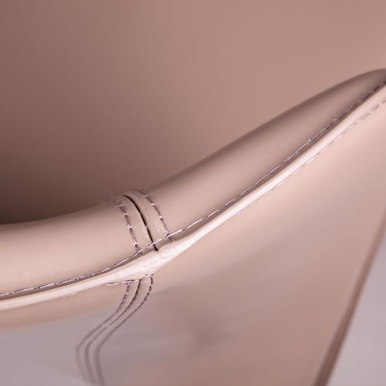 Стул полубарный Albert, кожа капучино