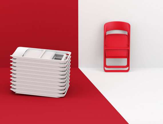 Стул складной Dream белый