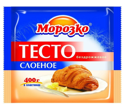 Тесто слоёное бездрожжевое «Морозко» - 400 г