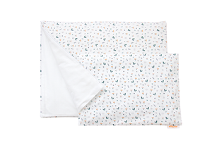 Постельное бельё в детскую кроватку «Цветочки веточки» (сатин)