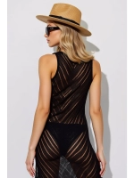 Туника пляжная вязаная платье майка