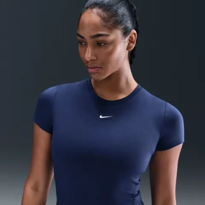 IM9638-410 Футболка тренировочная Nike One Fttd Ss Top W