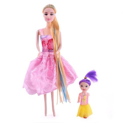 Кукла тип Модель с ребенком, коробка D610