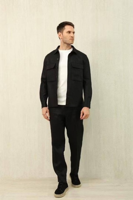 Льняной костюм Ermenegildo Zegna